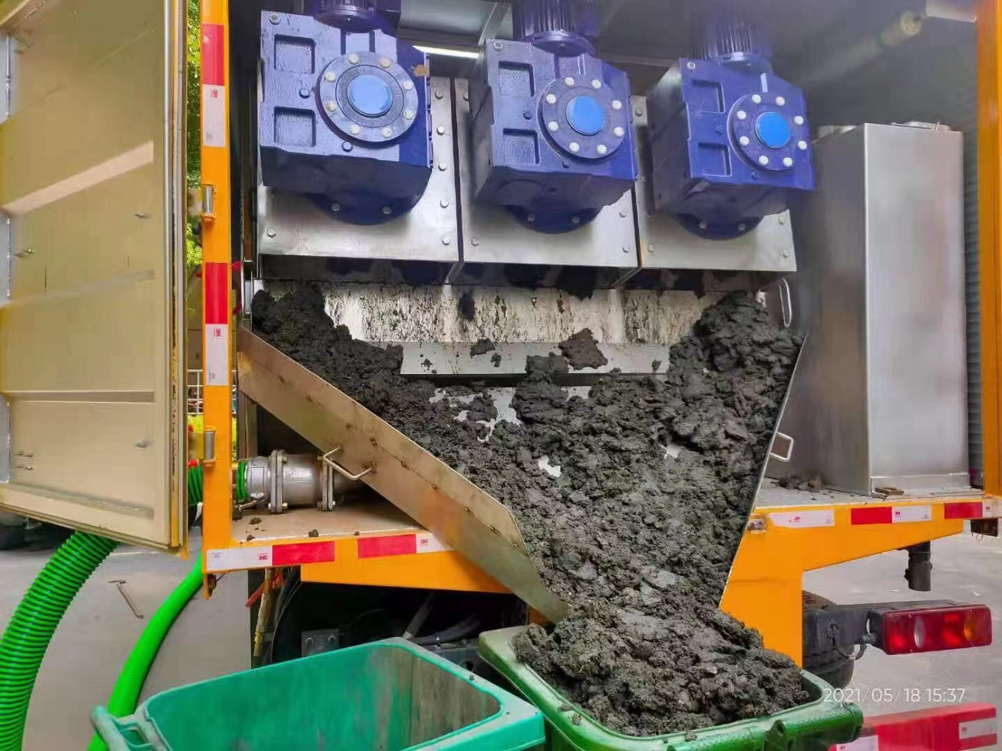 西平化粪池清掏城市维护站-泥浆净化干湿分离处理